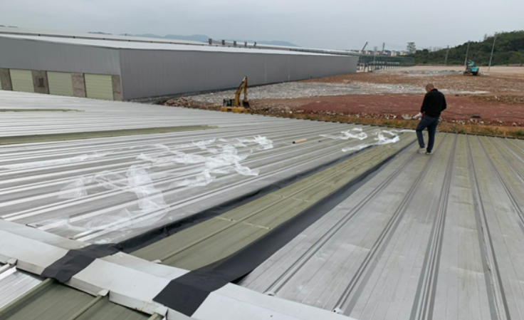 武穴厂房屋面防水维修案例